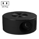 T200 1500LM 1920x1080P LED Mini Projector, US Plug(Black)