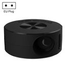 T200 1500LM 1920x1080P LED Mini Projector, EU Plug(Black)