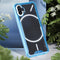 For Nothing Phone 1 Acrylic + TPU Clear Protective Phone Case(Transparent Black)