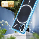 For Nothing Phone 1 Acrylic + TPU Clear Protective Phone Case(Transparent Black)