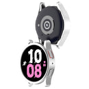 For Samsung Galaxy Watch 5 40 mm Half Coverage Hollowed PC Protective Case(Silver)