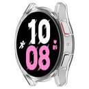 For Samsung Galaxy Watch 5 40 mm Half Coverage Hollowed PC Protective Case(Transparent White)