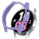 For Samsung Galaxy Watch 5 44 mm Half Coverage Hollowed PC Protective Case(Light Purple)