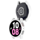 For Samsung Galaxy Watch 5 44 mm Half Coverage Hollowed PC Protective Case(White)