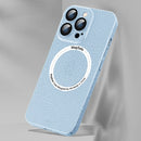 Ice Texture MagSafe Magnetic Phone Case For iPhone 12 Pro Max(Sierra Blue)