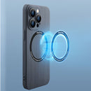Skin Feel Wood Texture MagSafe Magnetic Phone Case For iPhone 14 Pro(Red)