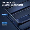 For Samsung Galaxy Z Fold4 PC + TPU Shockproof All Inclusive Phone Case with Holder(Blue)