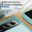 For Samsung Galaxy Z Fold4 PC + TPU Shockproof All Inclusive Phone Case with Holder(Green)