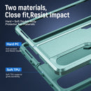 For Samsung Galaxy Z Fold4 PC + TPU Shockproof All Inclusive Phone Case with Holder(Green)