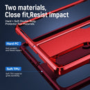 For Samsung Galaxy Z Fold4 PC + TPU Shockproof All Inclusive Phone Case with Holder(Red)