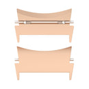 For Samsung Galaxy Watch 5 / Watch 5 Pro / Watch 4 / Watch 4 Classic 1 Pair Universal Metal Watch Band Connectors(Rose Gold)