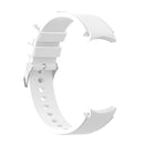 For Samsung Galaxy Watch5/Watch5 pro Silicone Watch Band(White)