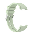 For Samsung Galaxy Watch5/Watch5 pro Silicone Watch Band(Light Green)