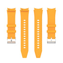 For Samsung Galaxy Watch5/Watch5 pro Silicone Watch Band(Yellow)