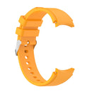 For Samsung Galaxy Watch5/Watch5 pro Silicone Watch Band(Yellow)
