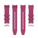 For Samsung Galaxy Watch5/Watch5 pro Silicone Watch Band(Wine Red)