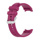 For Samsung Galaxy Watch5/Watch5 pro Silicone Watch Band(Wine Red)