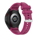 For Samsung Galaxy Watch5/Watch5 pro Silicone Watch Band(Wine Red)
