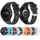 For Samsung Galaxy Watch5/Watch5 pro Silicone Watch Band(Wine Red)