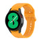 For Samsung Galaxy Watch 5 40mm Official Silicone Watch Band, Size:S(Yellow)