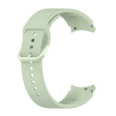 For Samsung Galaxy Watch 5 40mm Official Silicone Watch Band, Size:S(Light Green)