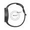 For Samsung Galaxy Watch 5 40mm Official Silicone Watch Band, Size:S(Black)
