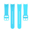 For Samsung Galaxy Watch 5 44mm Official Silicone Watch Band, Size:S(Sky Blue)