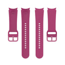 For Samsung Galaxy Watch 5 44mm Official Silicone Watch Band, Size:S(Wine Red)