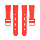 For Samsung Galaxy Watch 5 44mm Official Silicone Watch Band, Size:S(Red)