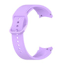 For Samsung Galaxy Watch 5 44mm Official Silicone Watch Band, Size:S(Purple)