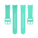 For Samsung Galaxy Watch 5 Pro 45mm Official Silicone Watch Band, Size:S(Teal)