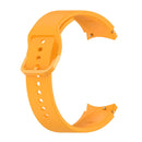 For Samsung Galaxy Watch 5 Pro 45mm Official Silicone Watch Band, Size:S(Yellow)