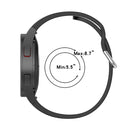 For Samsung Galaxy Watch 5 44mm Official Silicone Silver Round Buckle Watch Band(Teal)