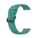 For Samsung Galaxy Watch 5 44mm 20mm Round Tail Silicone Watch Band(Pine Green)