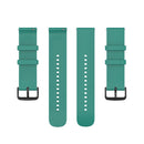 For Samsung Galaxy Watch 5 44mm 20mm Round Tail Silicone Watch Band(Pine Green)