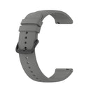 For Samsung Galaxy Watch 5 44mm 20mm Round Tail Silicone Watch Band(Dark Grey)