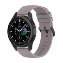 For Samsung Galaxy Watch 5 44mm 20mm Round Tail Silicone Watch Band(Roland Purple)