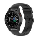 For Samsung Galaxy Watch 5 44mm 20mm Round Tail Silicone Watch Band(Black)