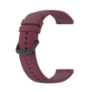 For Samsung Galaxy Watch 5 44mm 20mm Round Tail Silicone Watch Band(Wine Red)