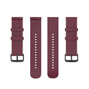 For Samsung Galaxy Watch 5 44mm 20mm Round Tail Silicone Watch Band(Wine Red)