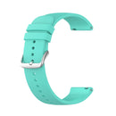 For Samsung Galaxy Watch 5 44mm 20mm Round Tail Silicone Watch Band(Lake Blue)