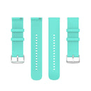 For Samsung Galaxy Watch 5 44mm 20mm Round Tail Silicone Watch Band(Lake Blue)