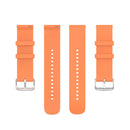 For Samsung Galaxy Watch 5 44mm 20mm Round Tail Silicone Watch Band(Orange)