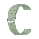 For Samsung Galaxy Watch 5 44mm 20mm Round Tail Silicone Watch Band(Ice Lake Green)