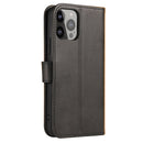For iPhone 14 Calf Texture Buckle Flip Leather Phone Case (Black)