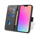For iPhone 14 Calf Texture Buckle Flip Leather Phone Case (Black)