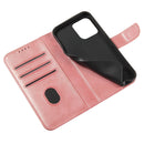 For iPhone 14 Calf Texture Buckle Flip Leather Phone Case (Rose Gold)