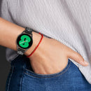 For Samsung Galaxy Watch 5 40mm 20mm Two-color Diamond Silicone Watch Band(Sand Powder+White)