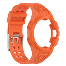 For Samsung Galaxy Watch5 40mm Silicone Integrated Watch Band(Orange)