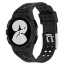 For Samsung Galaxy Watch5 40mm Silicone Integrated Watch Band(Black)